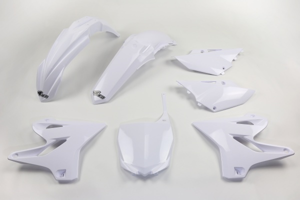 Plastic Kit white for Yamaha YZ 125 (2015-21) - YZ 250 (2015-21) - YZ 125 X (2016-18) - YZ 250 X (2016-18)